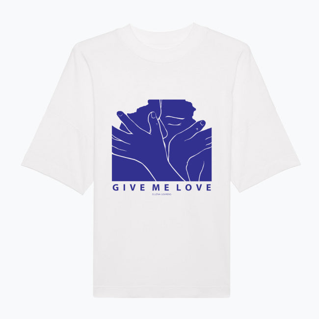 Give me Love Oversized Tee - White