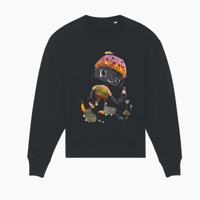 Roll-Bot Birthday Cake Sweatshirt - Bryson Thurston