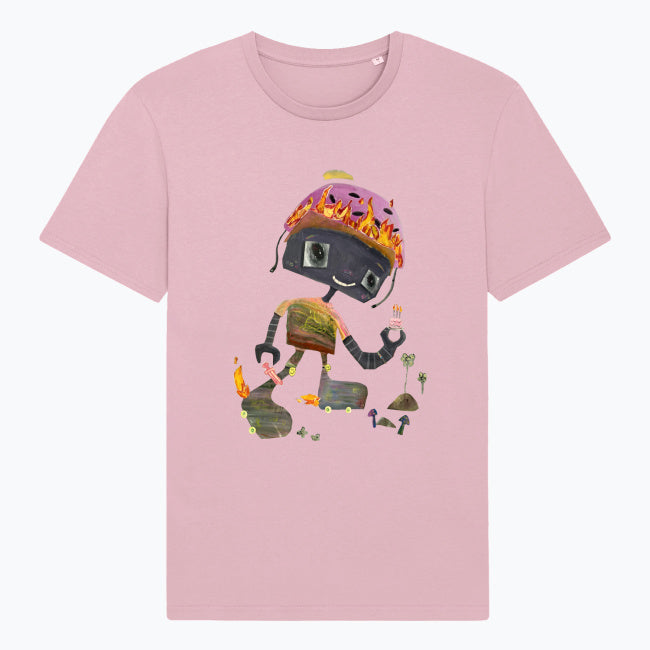 Roll-Bot Birthday cake T - Bryson Thurston