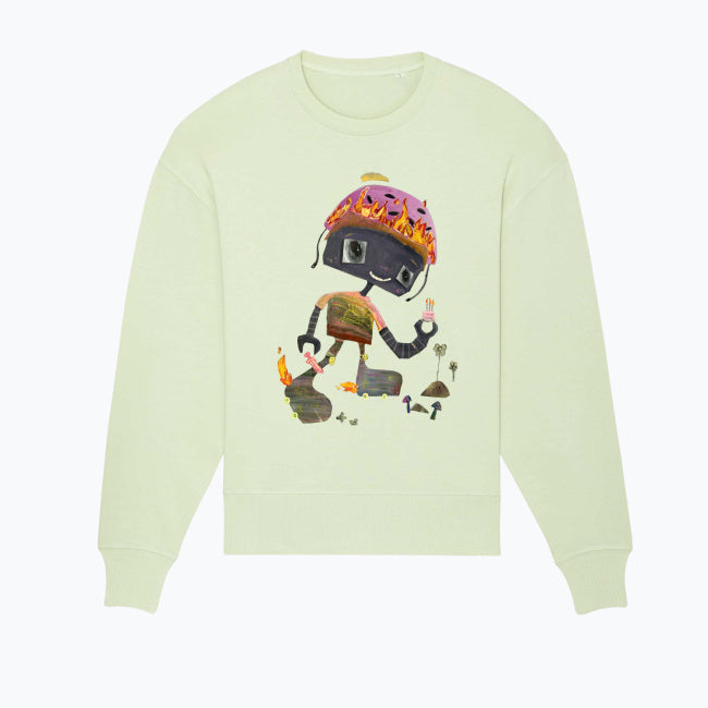 Roll-Bot Birthday Cake Sweatshirt - Bryson Thurston