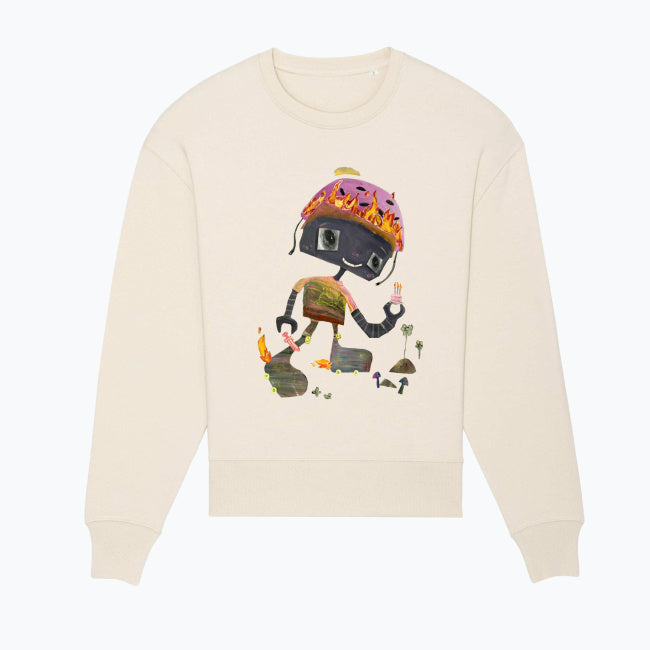 Roll-Bot Birthday Cake Sweatshirt - Bryson Thurston